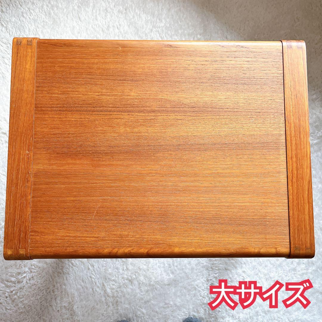 珍品】ネストテーブル 収納式机 ヴィンテージ チーク材 3台 木組み 組子