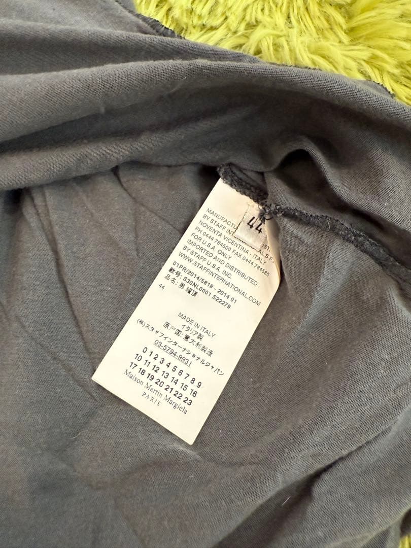 マルジェラ　グレー ノースリーブタンクトップ