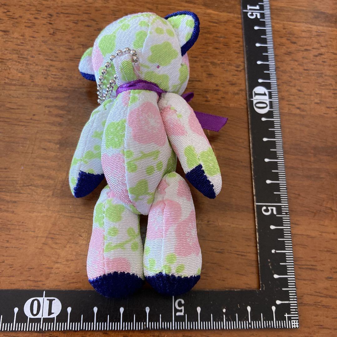 コンラッド　ベア　白　ピンク朝顔