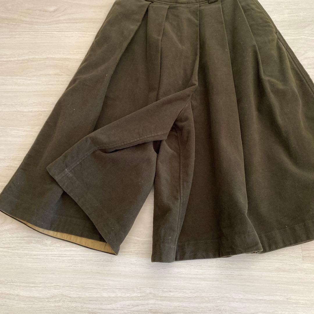 45R モールサージ　キュロット モスグリーン