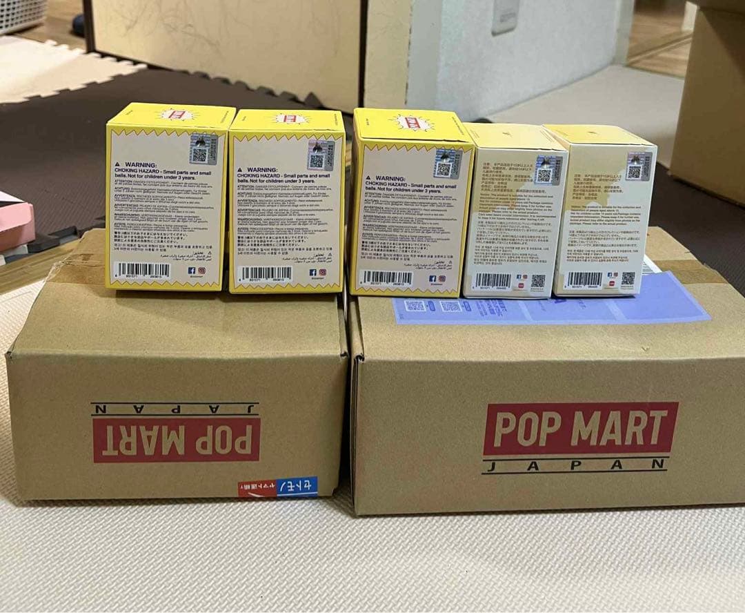 ラブブ wackymart 3 箱 + ラブブイニシャルぬいぐるみ前半　2箱