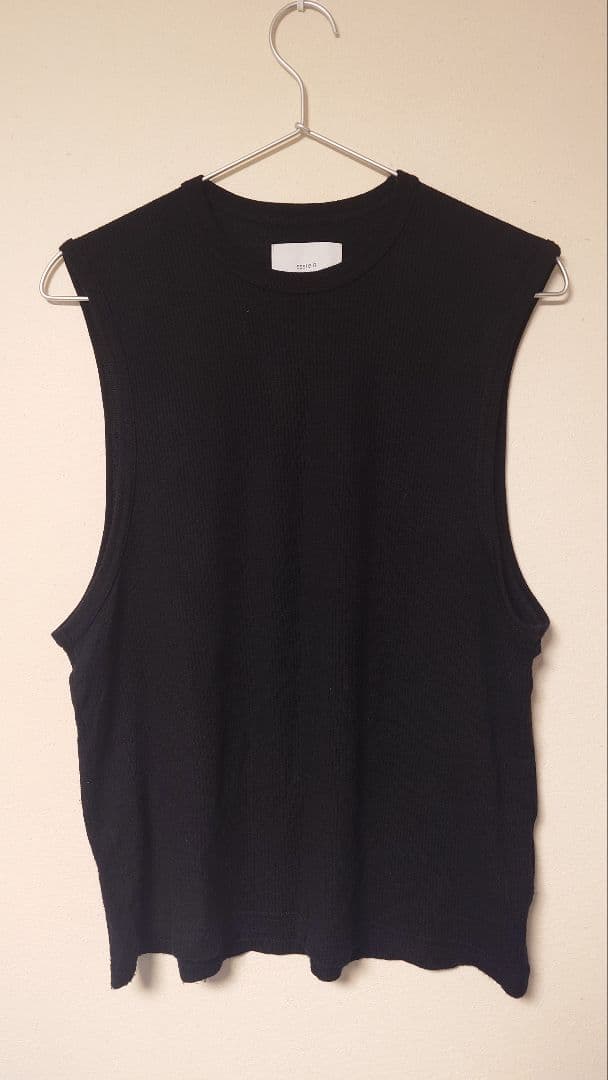 【stein】Fine Wool Oversized No Sleeve Tee