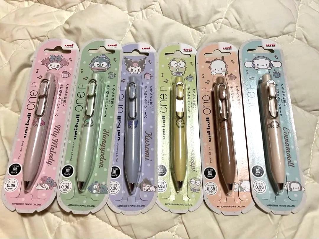 ユニボールワンpサンリオキャラクター６本セット