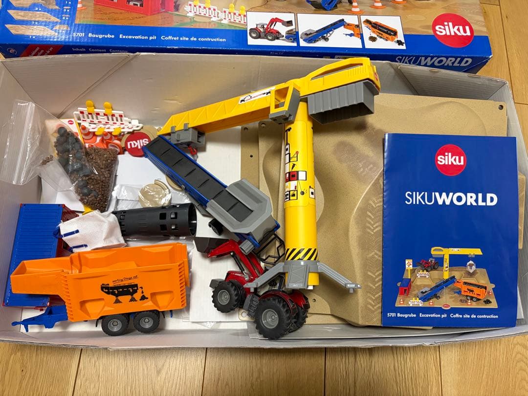 ジク　SIKU WORLD 掘削工事現場　レア美品