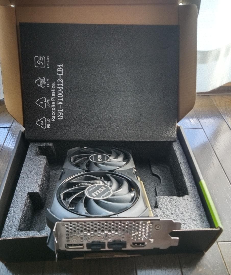 グラフィックボード・グラボ・ビデオカード MSI GeForce RTX 4060 Ti VENTUS 2X 16GB