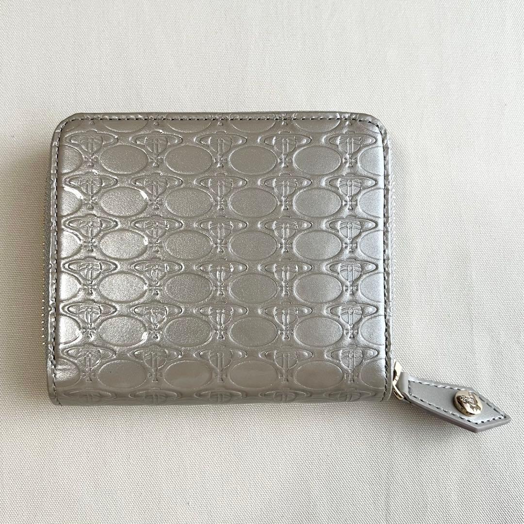 Vivienne Westwood OVAL ORB 二つ折り財布 グレー