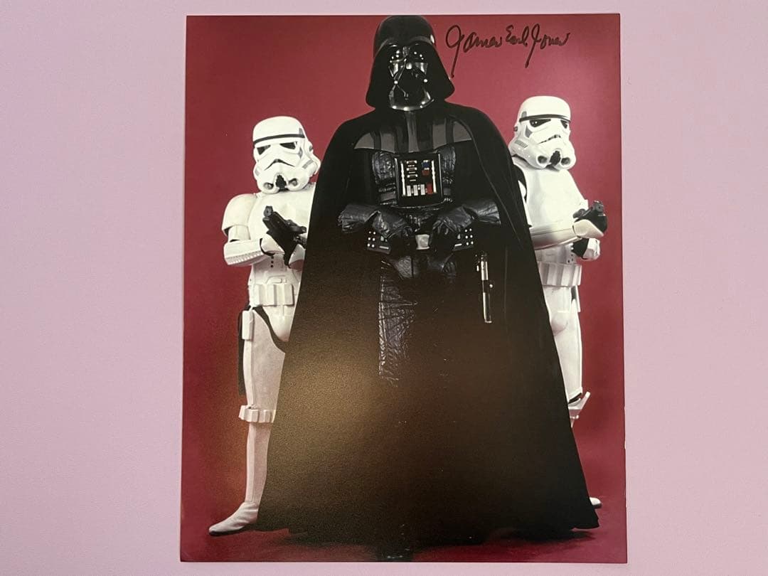スターウォーズ　直筆サイン　ダース・ベイダー　ジェームズ・アール・ジョーンズ氏
