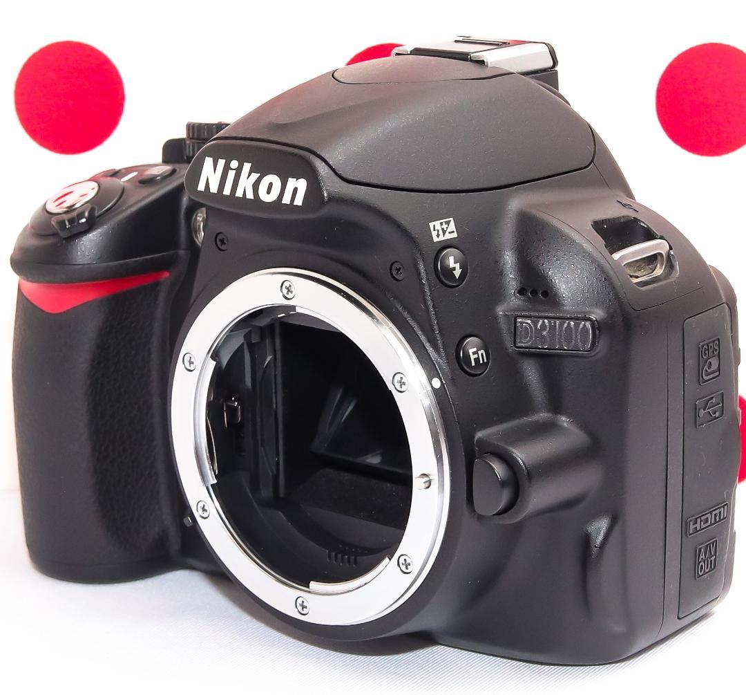 美品 ニコン Nikon D3100❤スマホに転送❤人気機種❤小型軽量一眼レフ❤