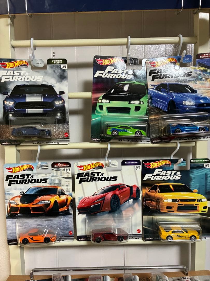 ホットウィール Fast & Furious ミニカーセットワイスピ12台