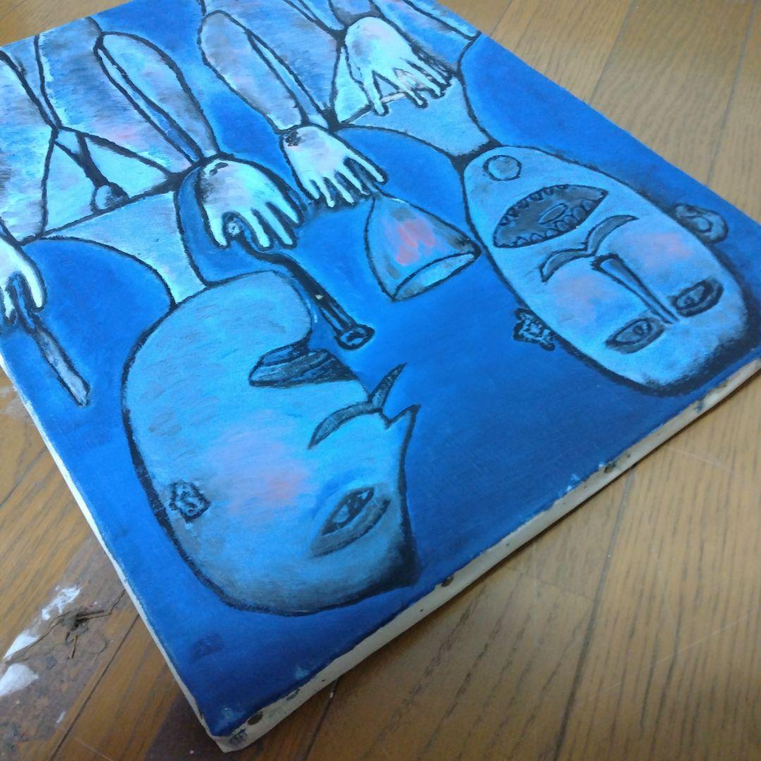 【模写】Dubuffet,jean/抽象画/静物画/油彩画/昭和レトロ/絵画ｃ
