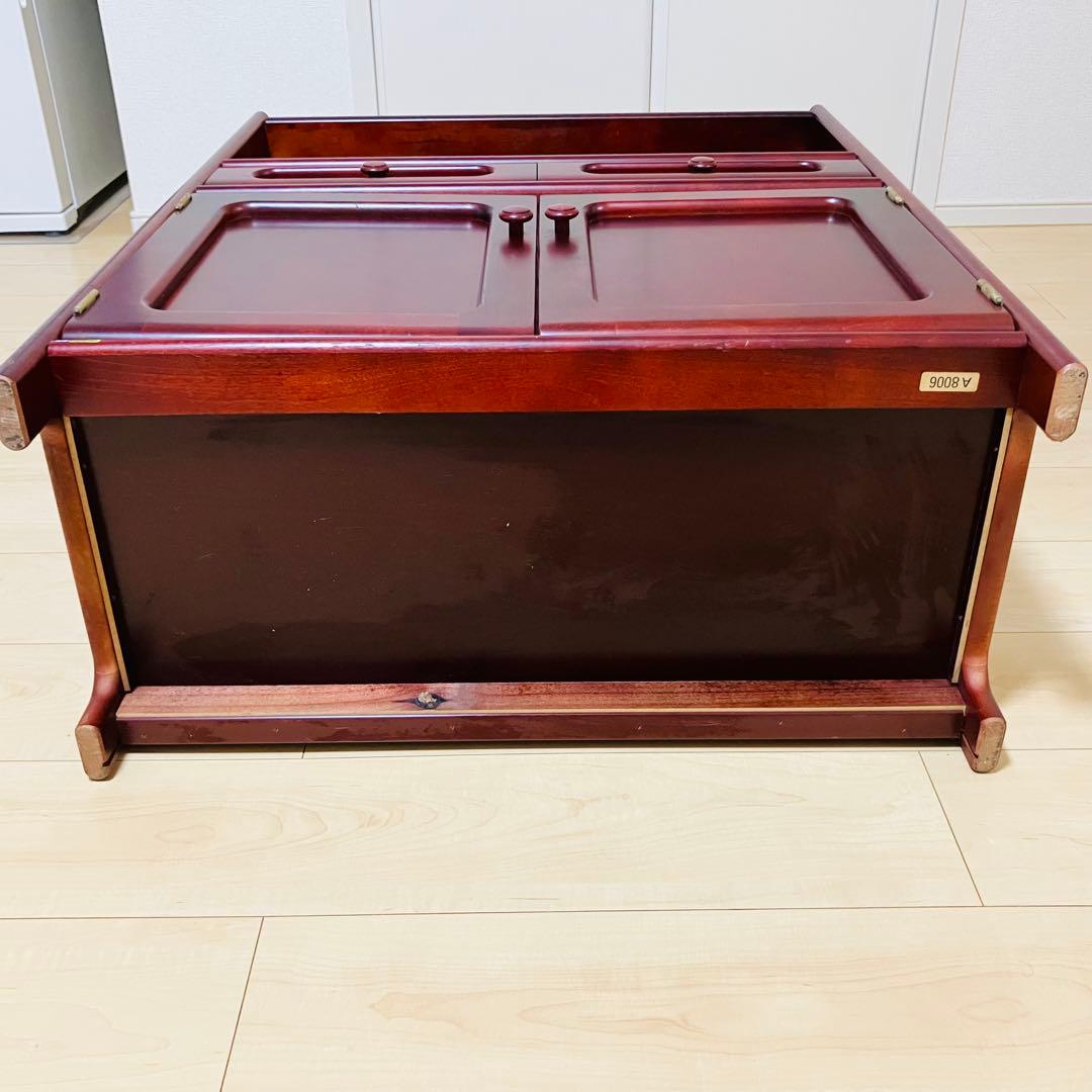 ✨美品✨ カリモク karimoku 木製 電話台 FAX台 キャビネット飾り棚