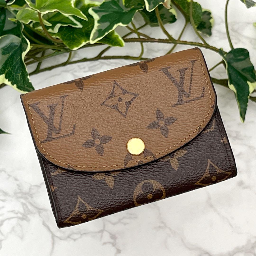 ルイヴィトン ポルトモネ・ロザリ ケース 現行品 ブラウン カードケース