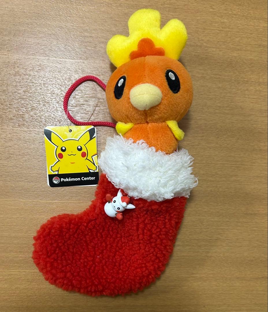 ポケモンセンター限定　クリスマスブーツ　PokeDOLL アチャモ　2003年製