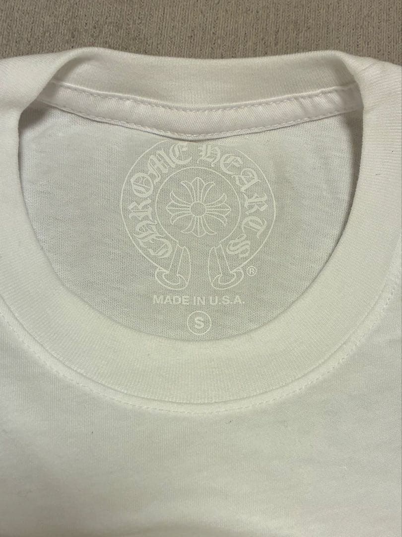 即決ok【新品未使用】クロムハーツ 白 / T-SHIRT M SS PKT
