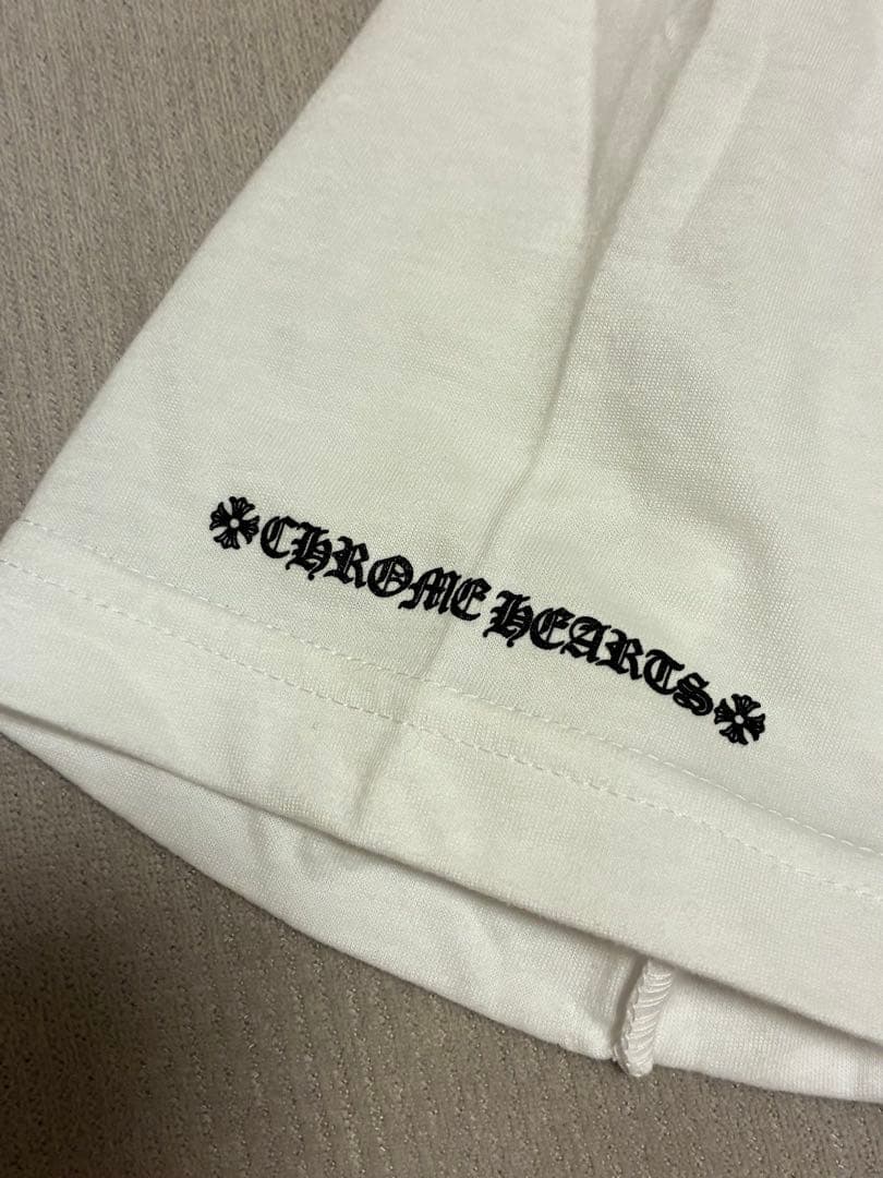 即決ok【新品未使用】クロムハーツ 白 / T-SHIRT M SS PKT