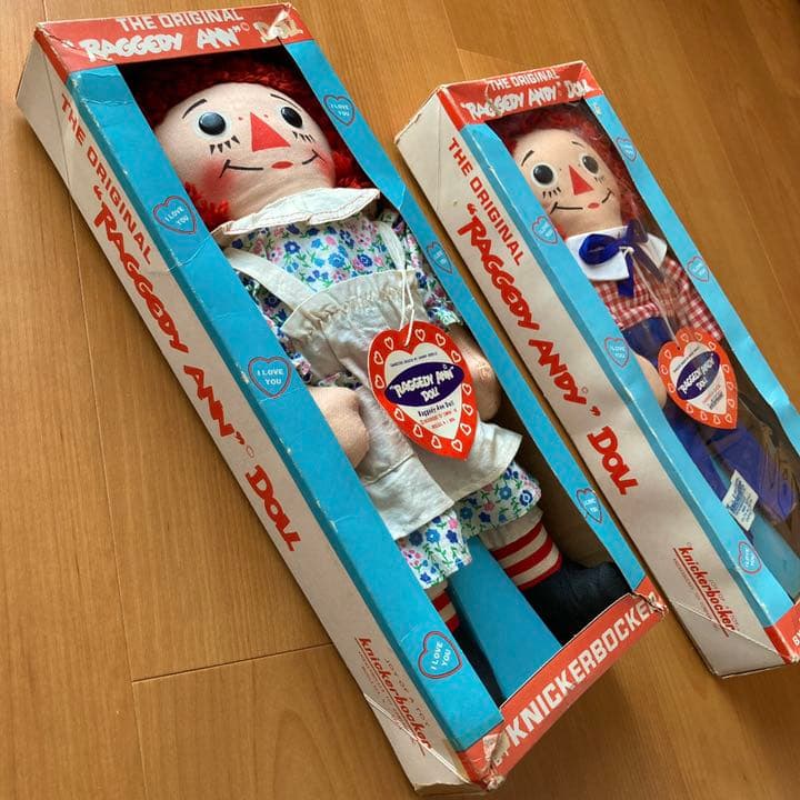 激レア　箱入り ラガディ アン＆アンディ ヴィンテージ ペア ドール