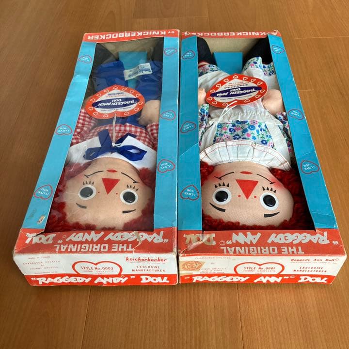 激レア　箱入り ラガディ アン＆アンディ ヴィンテージ ペア ドール