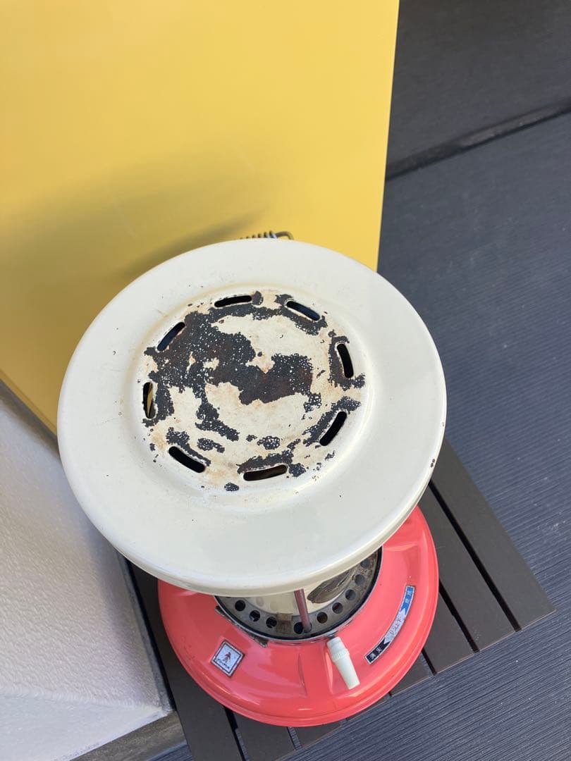 昭和レトロ　ブルーファイヤー BF-107　昭和金属工業　石油ストーブ