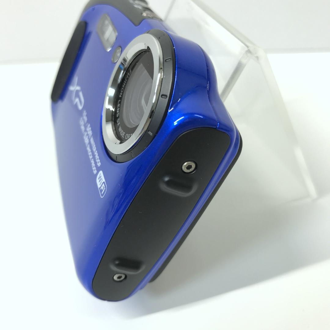【美品】FUJIFILM FINEPIX 防水デジタルカメラ XP80 ブルー