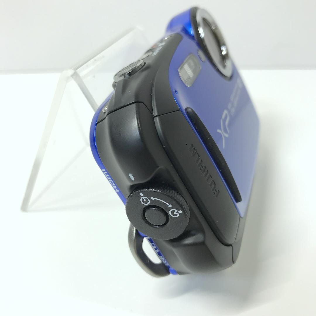 【美品】FUJIFILM FINEPIX 防水デジタルカメラ XP80 ブルー