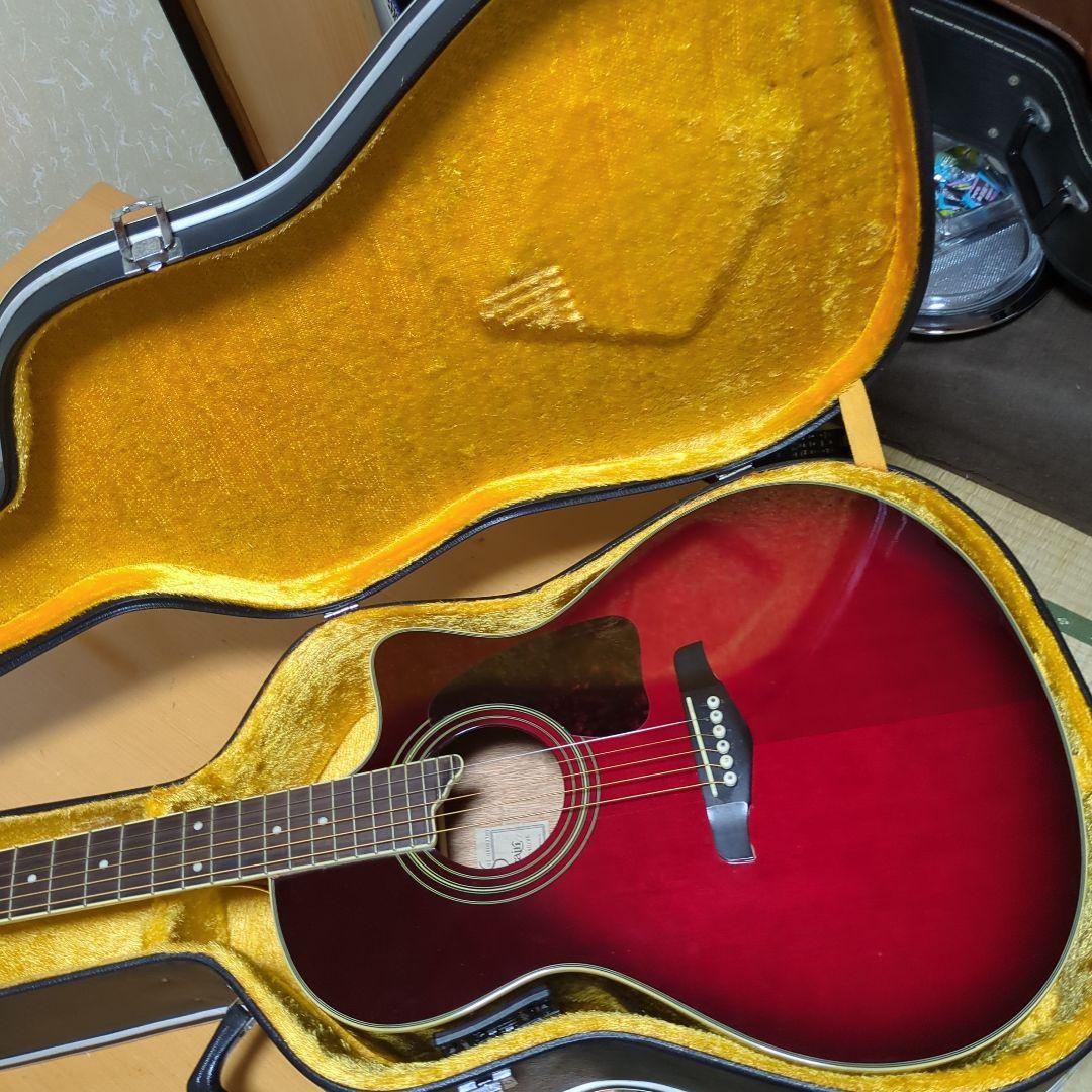 Syar 赤 アコースティックギター カッタウェイ