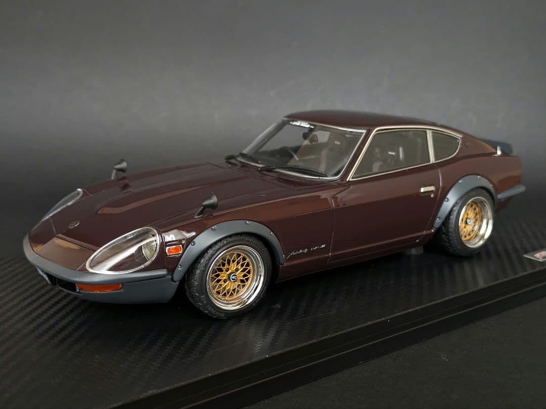 ignition model 1/18 ニッサン 240ZG HS30 マルーン