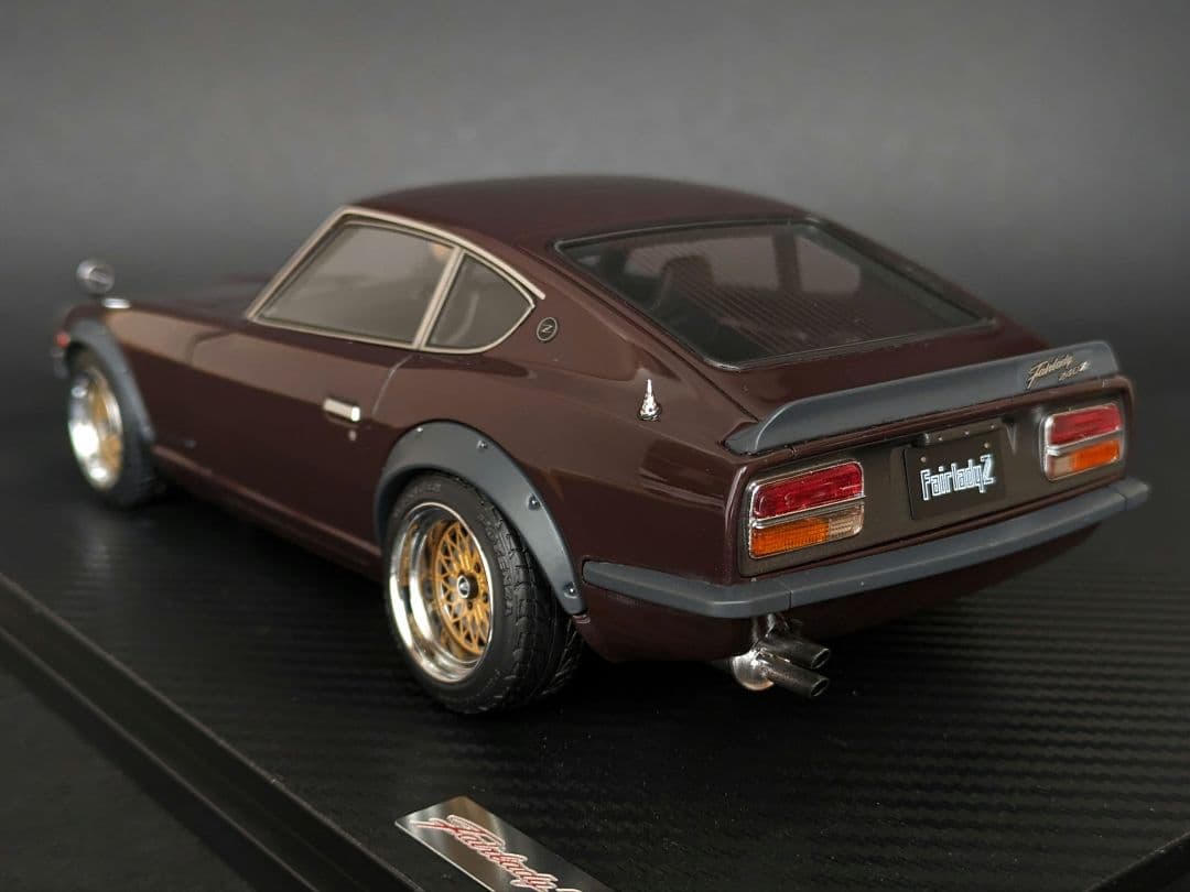 ignition model 1/18 ニッサン 240ZG HS30 マルーン