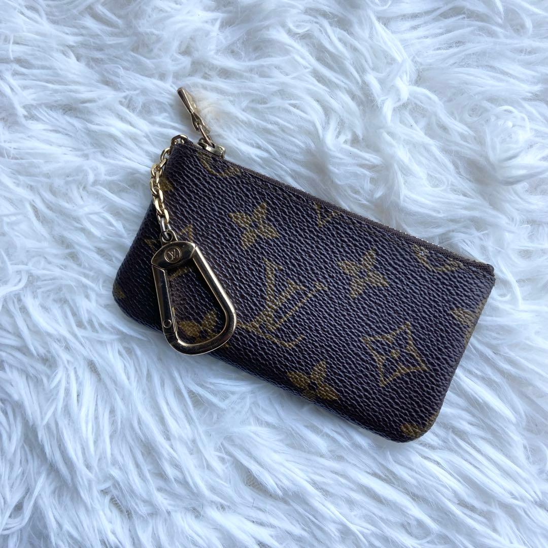 ルイヴィトン モノグラム ポシェット クレ ケース 小銭入れ キーケース