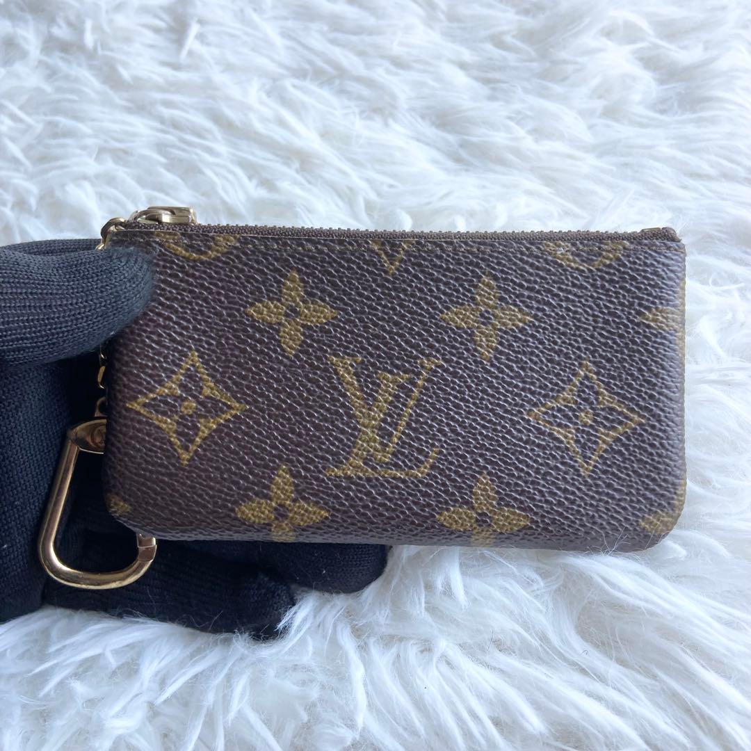 ルイヴィトン モノグラム ポシェット クレ ケース 小銭入れ キーケース