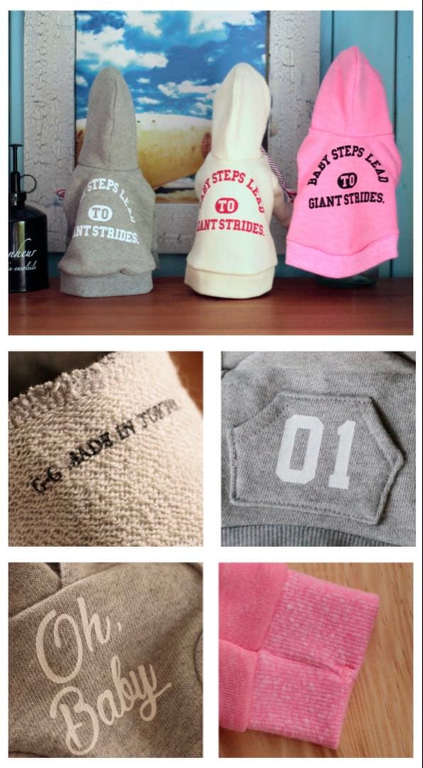 アトリエGG ベイビーカレッジパーカー(ガールズ) 19ハーフ