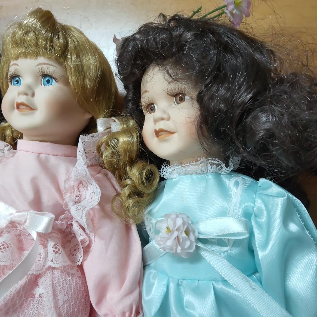 人形　3体　ドール　ヴィンテージ　　西洋人形　ビスクドール