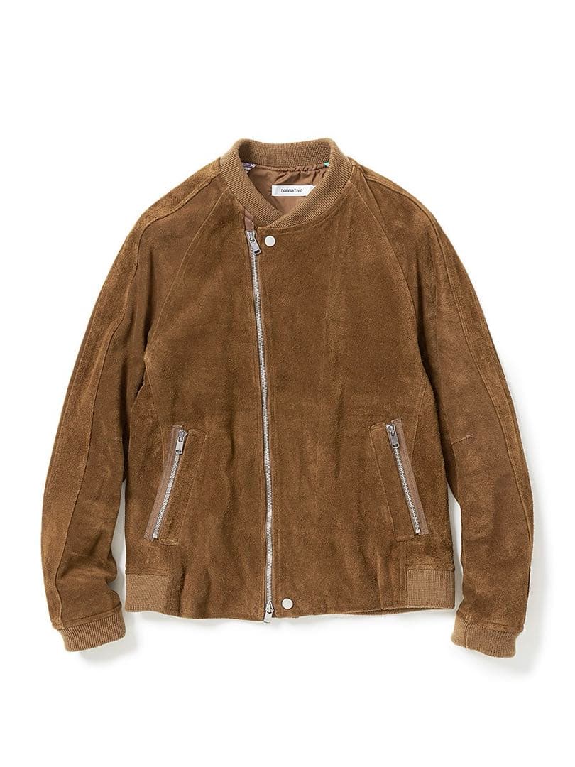 ジャケット・アウター NONNATIVE RIDER BLOUSON COW LEATHER