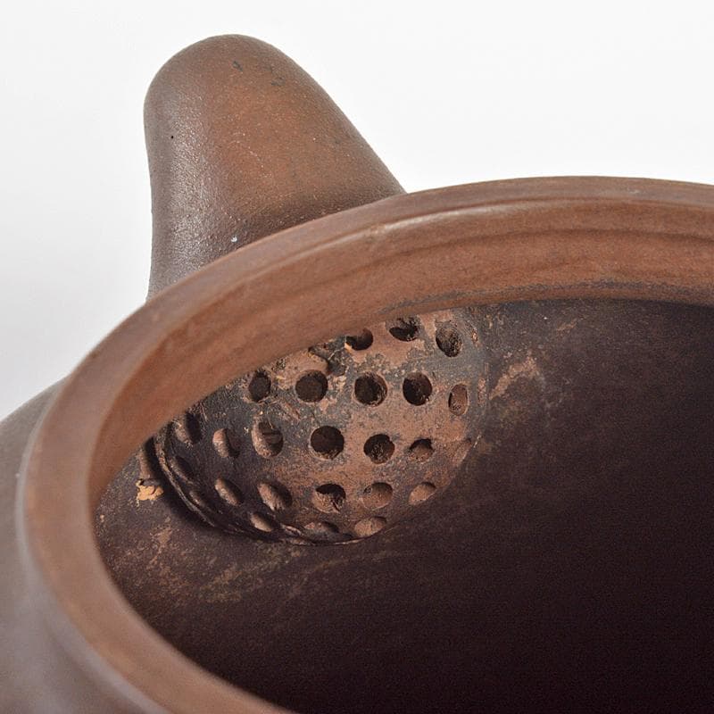 中国　紫砂　朱泥　急須　茶壷　在銘　M　R6870