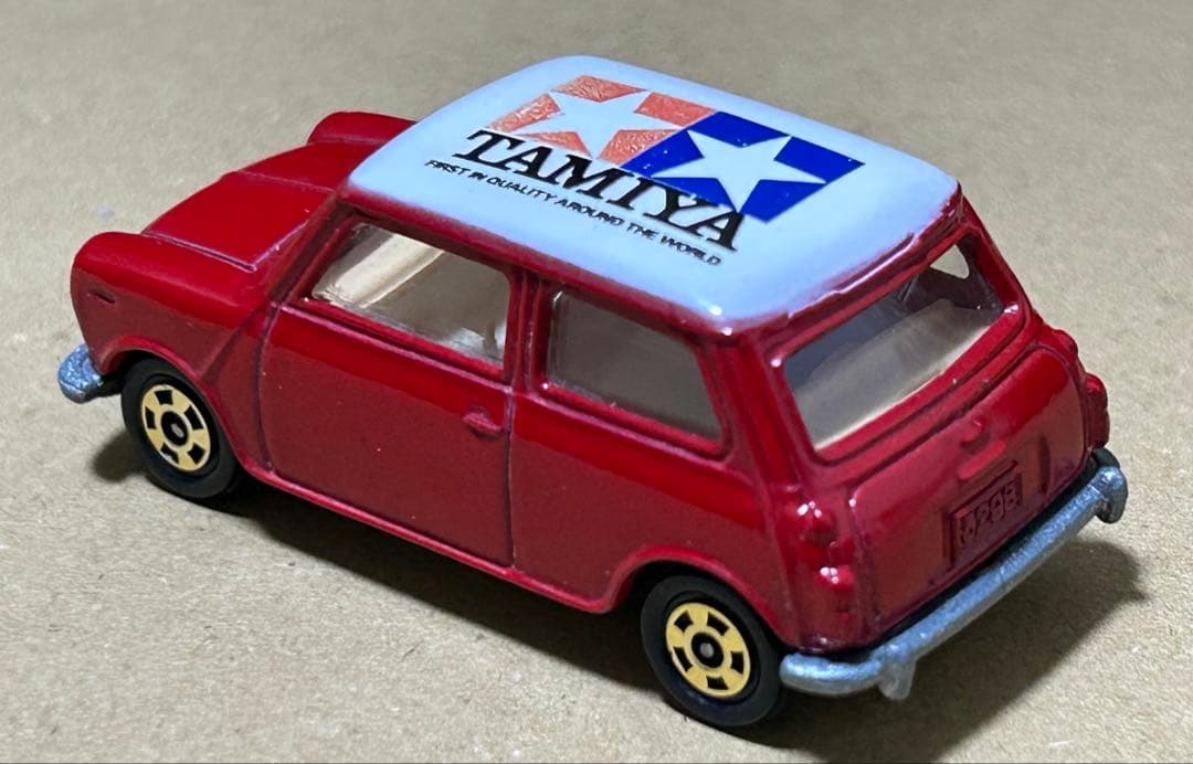 訳あり トミカ ミニクーパー クリヤマ模型 タミヤ 赤