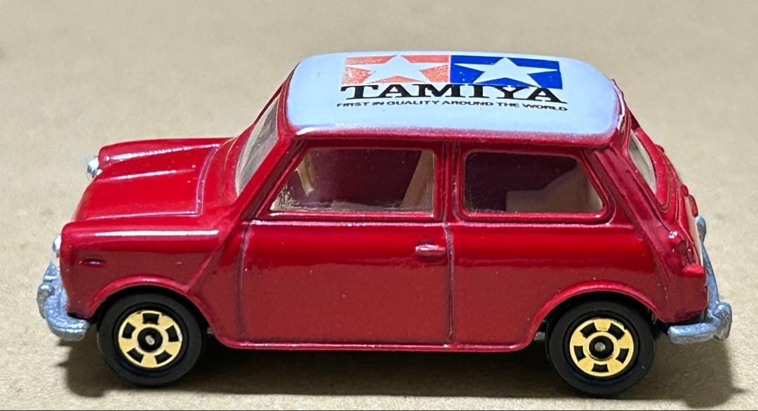 訳あり トミカ ミニクーパー クリヤマ模型 タミヤ 赤