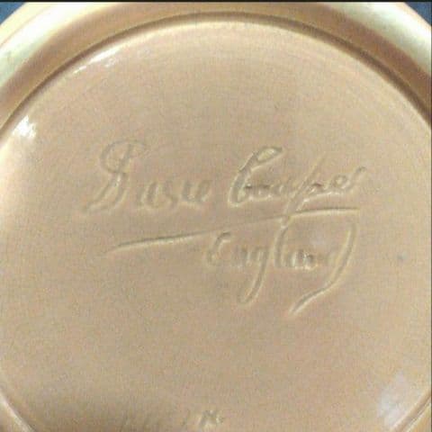 超レアー、スージークーパー、アールデコ、手彫り模様の花びん、約100年前の作品