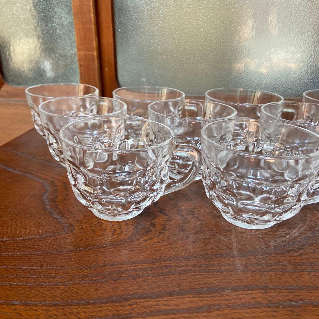 ガラス大鉢カップセット