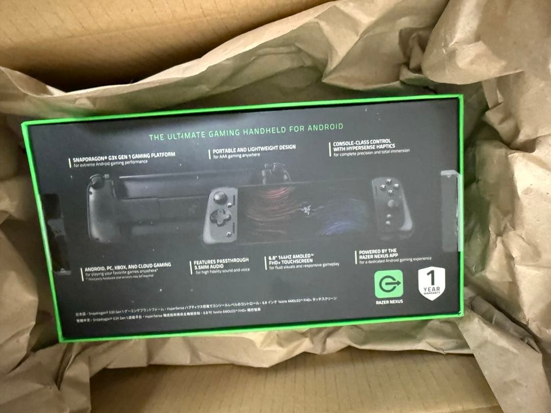 ポータブルゲーミングデバイス コントローラー同梱 6.8インチ 144Hz