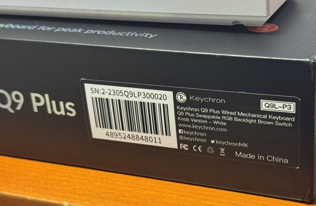 Keychron Q9 QMK Plus メカニカルキーボード US配列