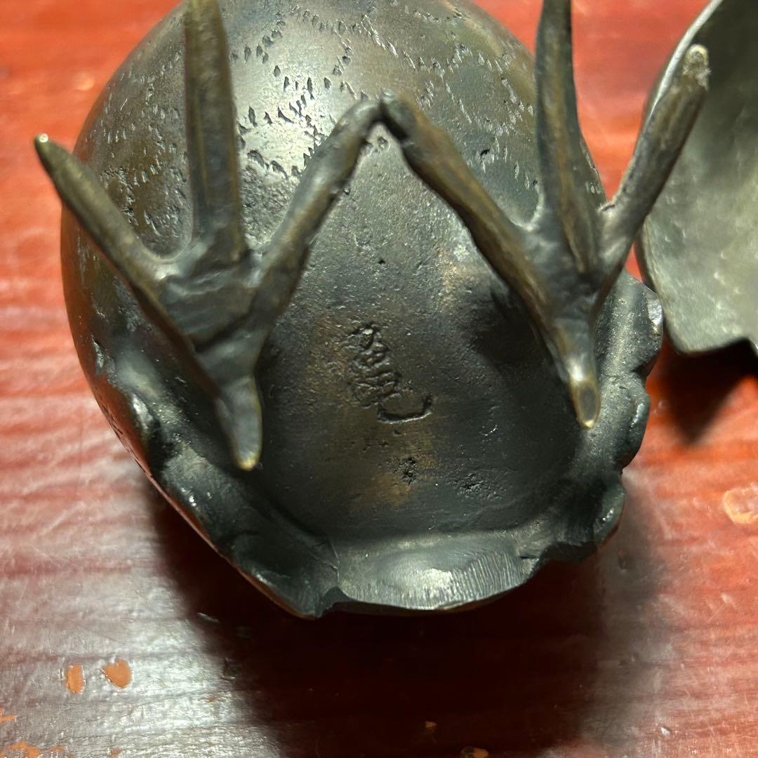 骨董　津村亀女　香炉　アンティーク　仏具