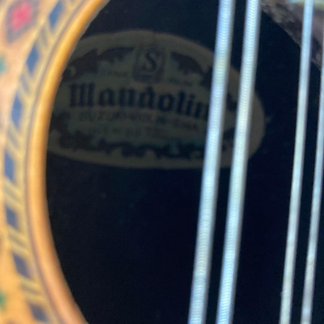 木製マンドリン 8弦 ケース付き　SUZUKI196890