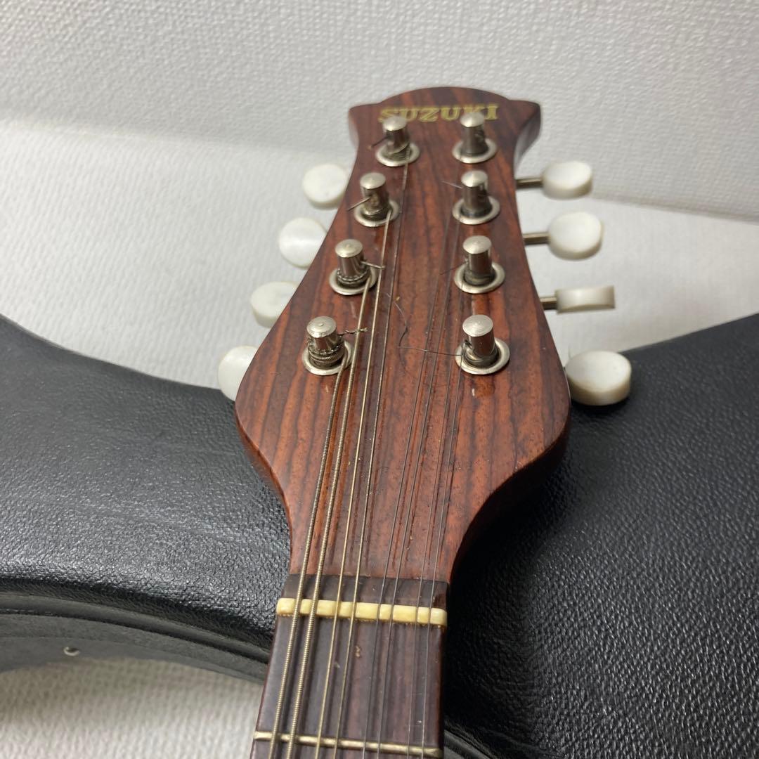 木製マンドリン 8弦 ケース付き　SUZUKI196890