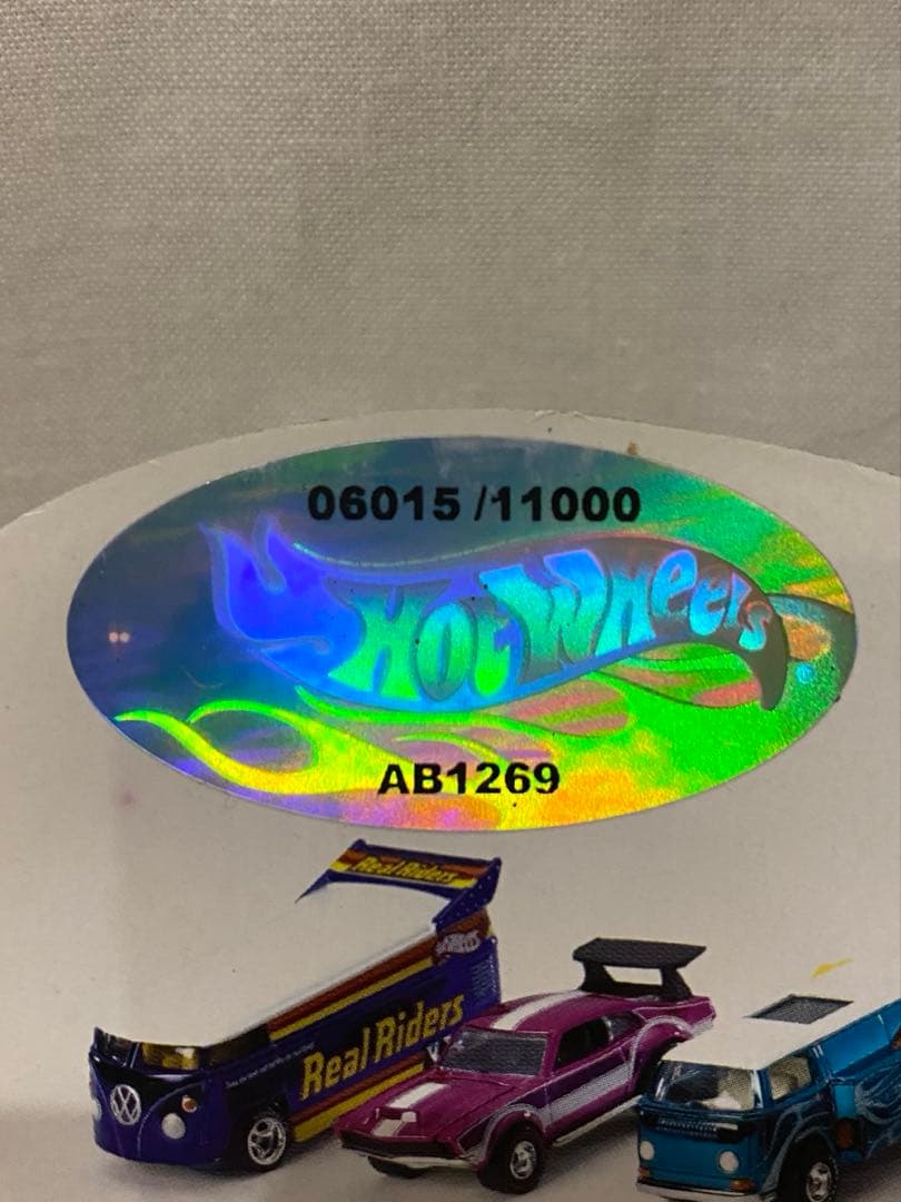 ミニカー Hot Wheels Real Riders VW Bus