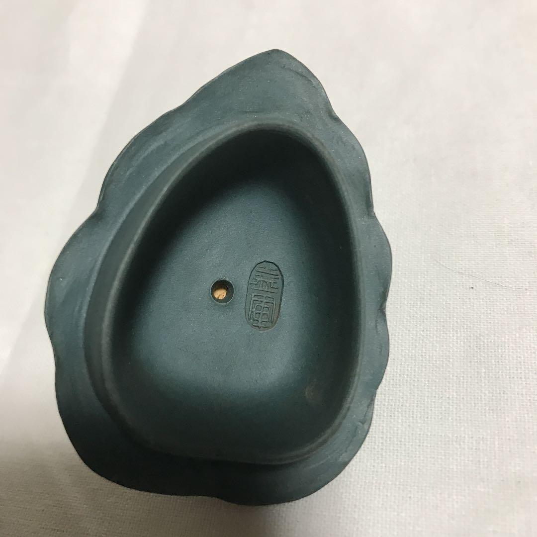 宜興：桑葉形緑泥急須