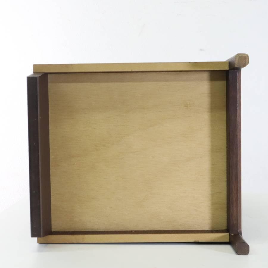 カリモク家具 ナイトテーブル AU8450MK オーク材 コンセント付き 3