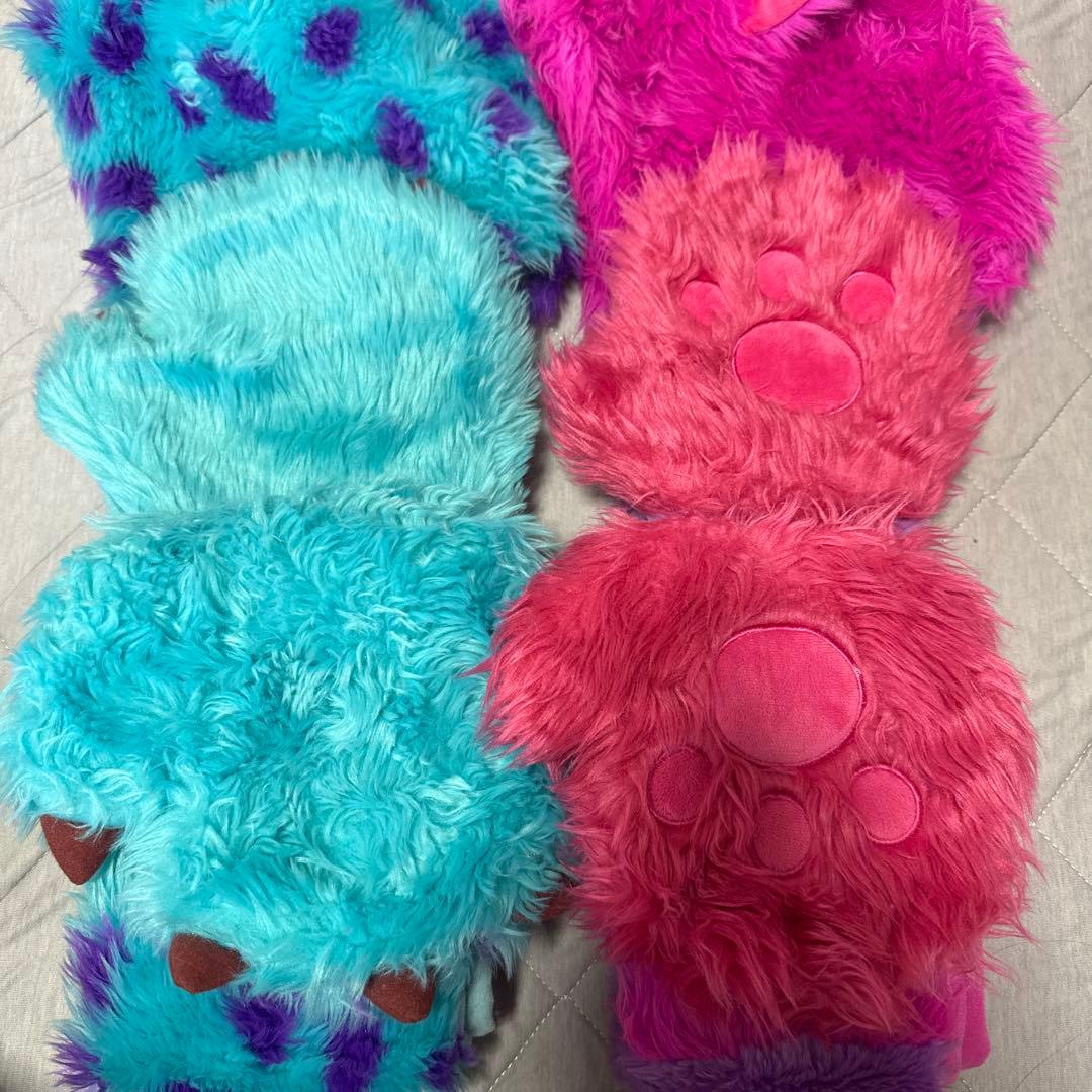 ディズニー、チャシャ猫とサリーのマフラーキャップ