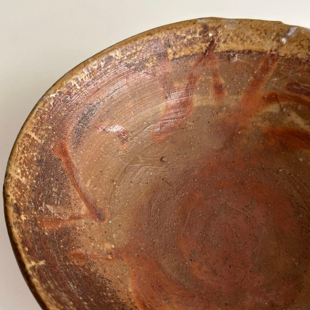 森陶岳 備前 茶器 緋襷 平茶碗 共箱