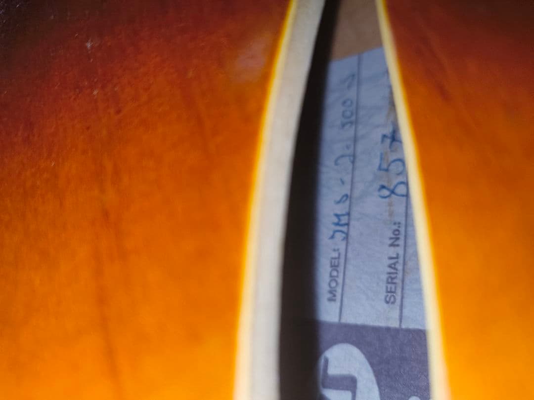 S*m様 「詳細不明」Jms a-500s フルアコ　フルアコースティックギター