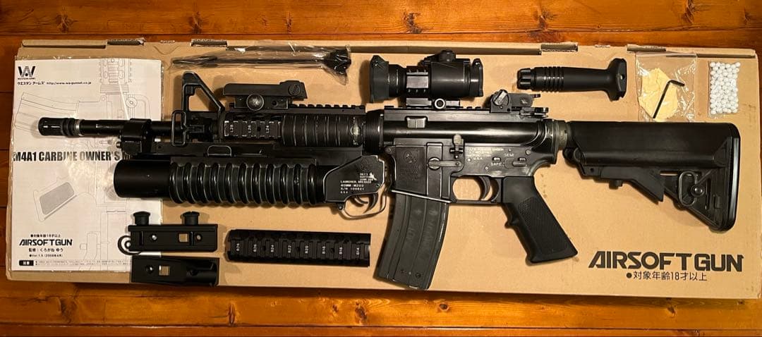 WA M4A1フルメタルカスタム SOPMOD Ver.2014（墨入れ）