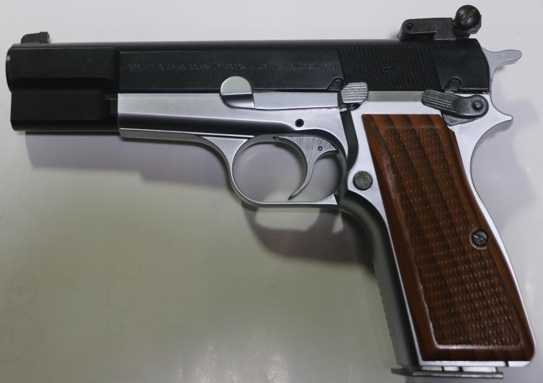 JAC製ABS樹脂ガスガン 　ブローニングＨＰハーフーシルバー　ASGK合法品